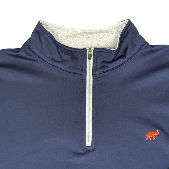 Merrill Apparel Men's Navy Quarter Zip - Picture 2 of 3